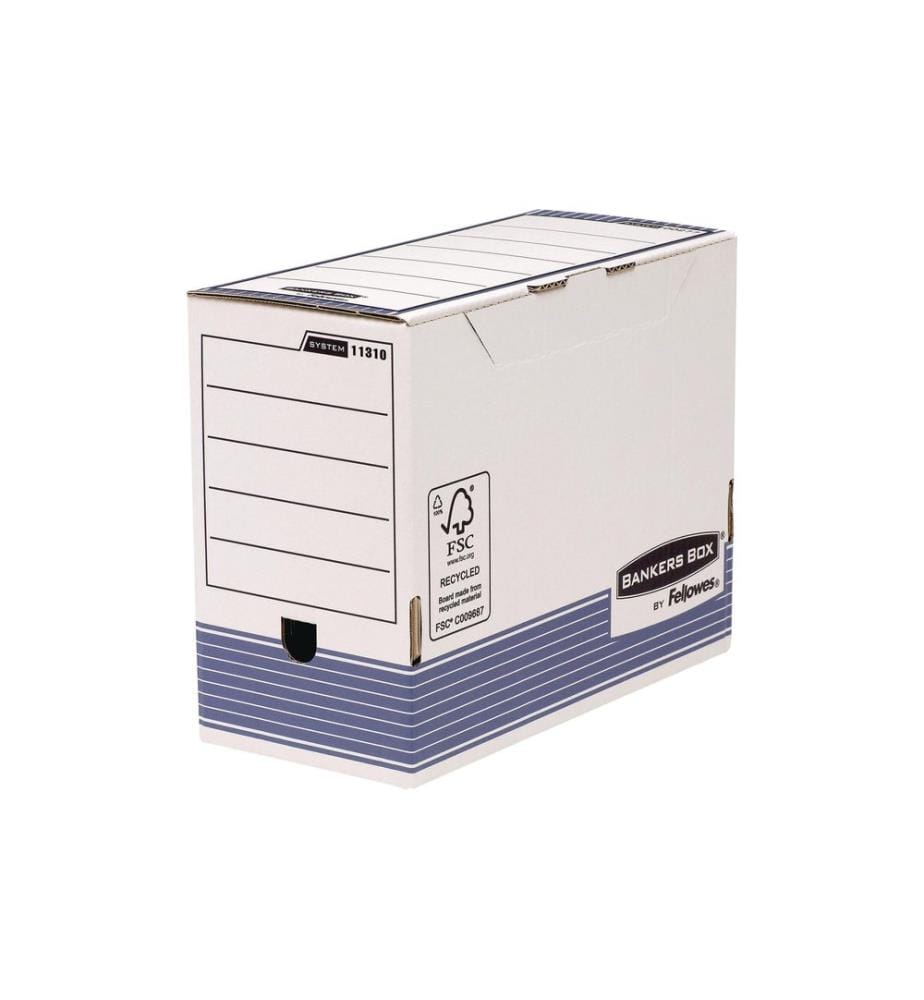 FELLOWES - Boîte darchivage Bankersbox System A4+ 15 cm dix pièces