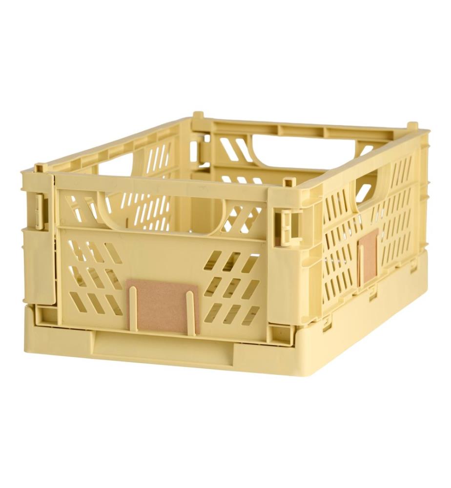 Schou - Boîte pliante 50 x 33 x 20 cm, Jaune