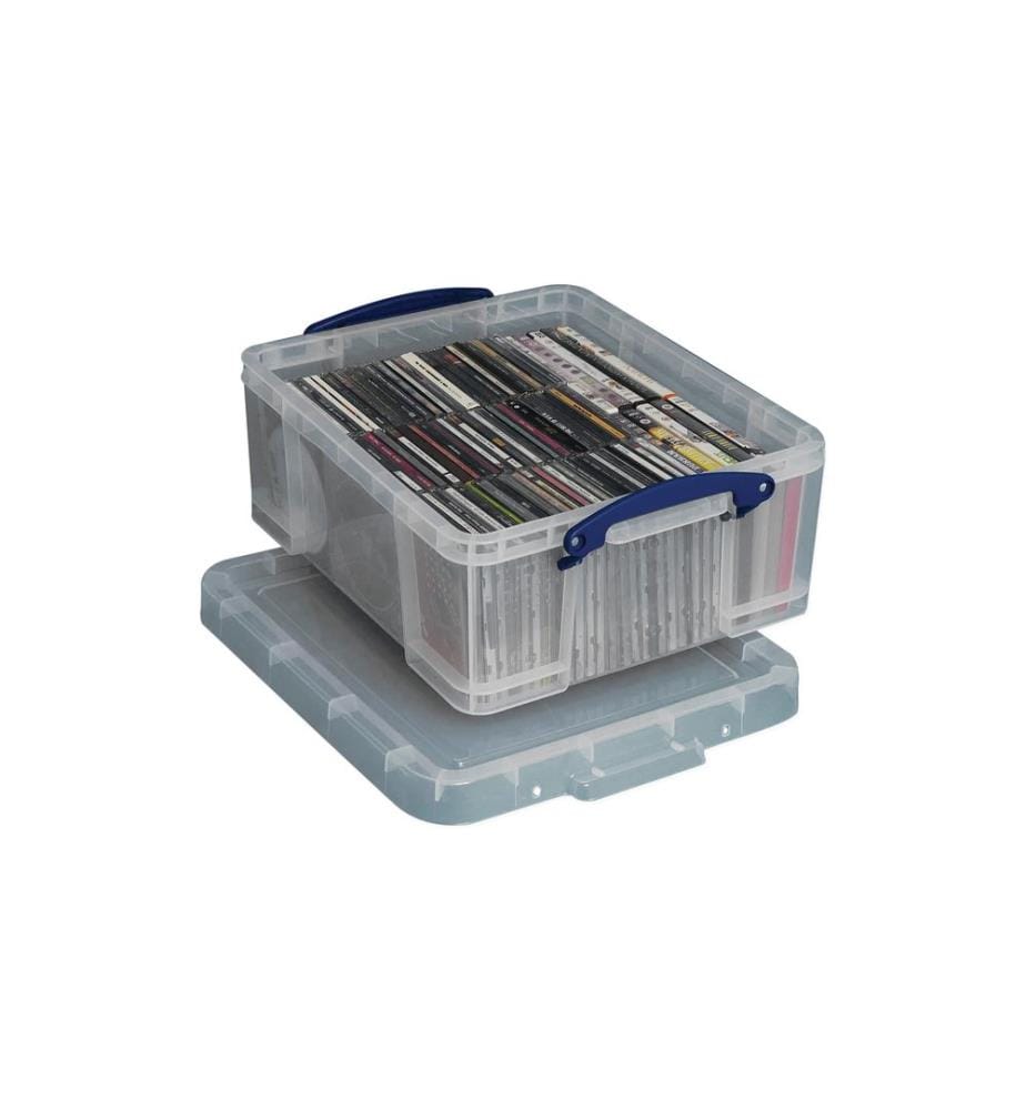 REALLY USEFUL BOX - Boîte de rangement 18 litres, Transparent