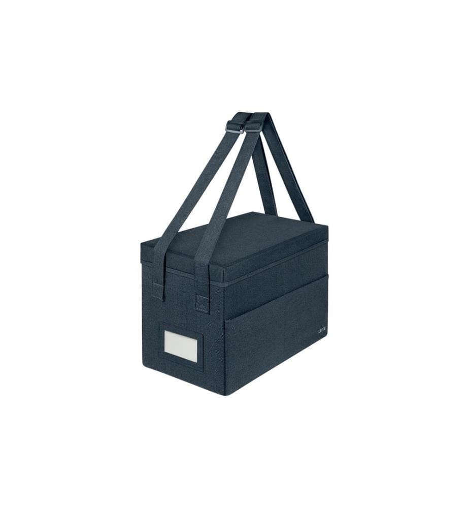 LEITZ - Sacoche de partage de bureau Compact avec couvercle Anthracite