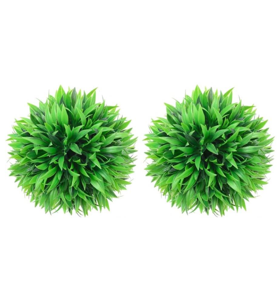 Boules de buis artificielles 2 pcs 20 cm
