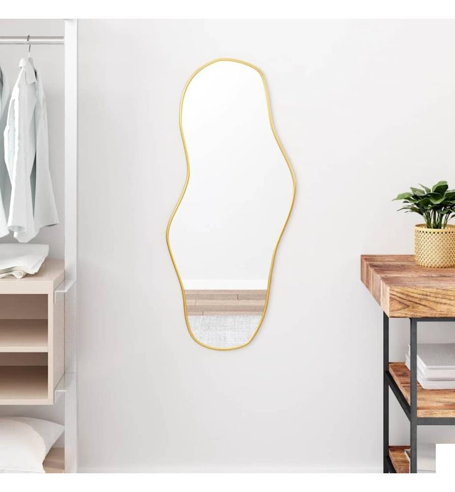 Miroir mural Doré 90x40 cm