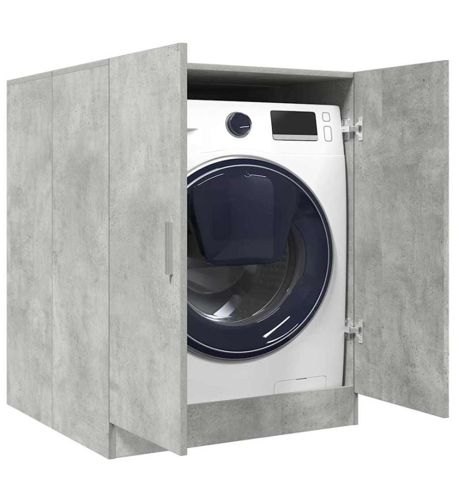 Meuble pour machine à laver Gris béton 70,5x71,5x91,5 cm