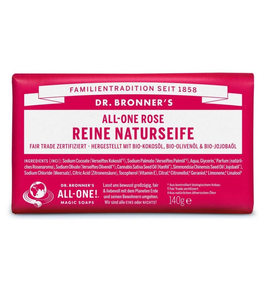 Dr.Bronner's - All-One Bar Rose 140 g