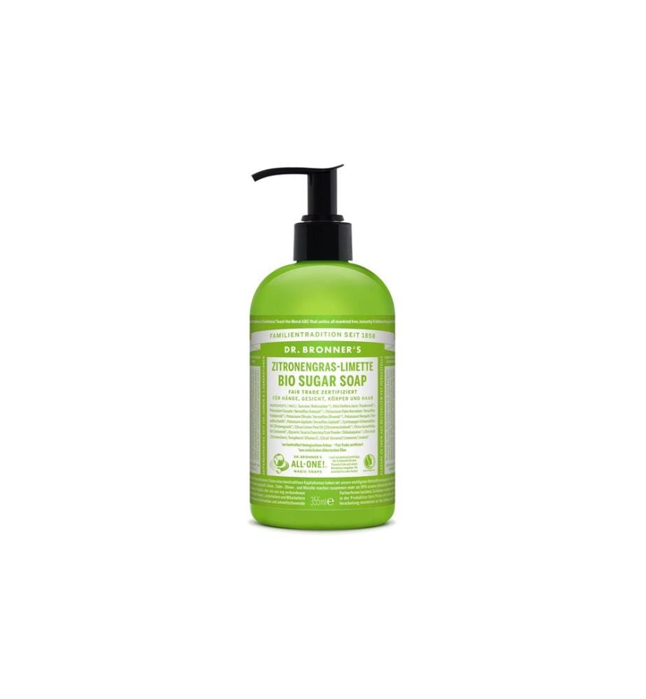Dr.Bronner's - Sugarsoap Lemongrass 355 ml