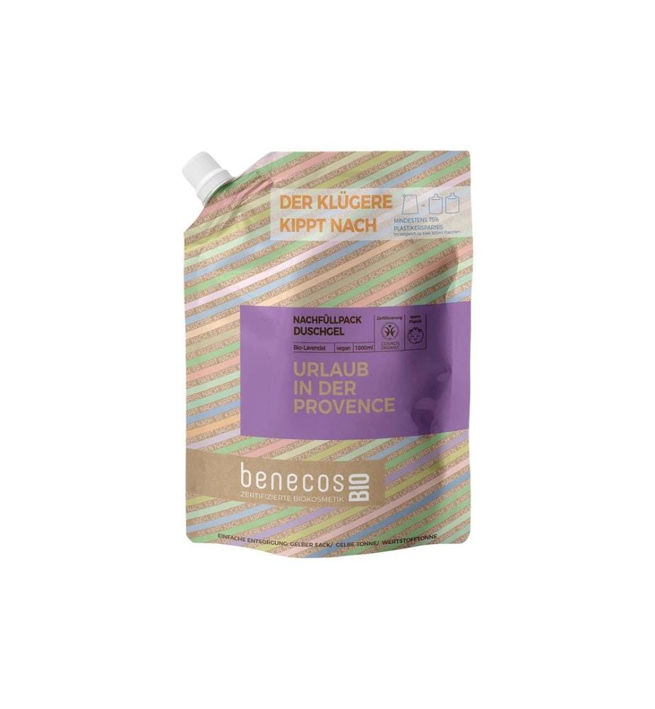 Benecos - Recharge gel douche BIO-lavande 1000 ml