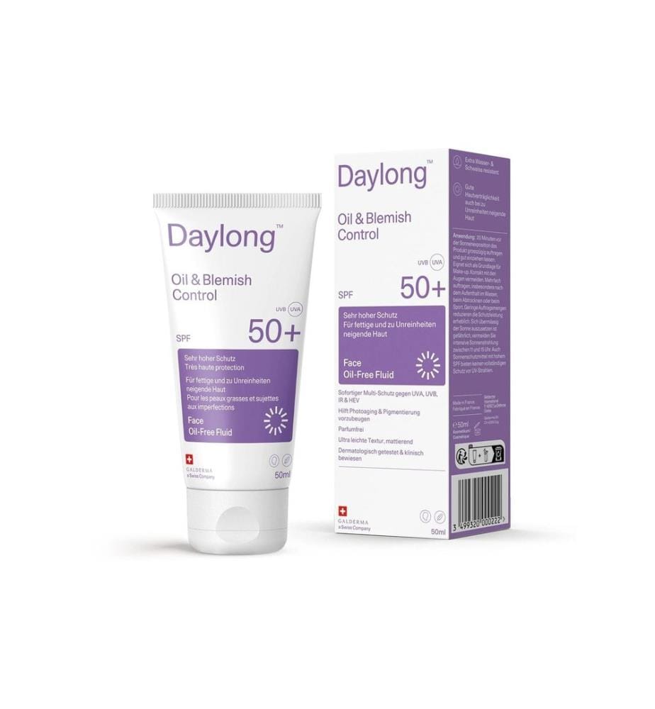 DAYLONG - Fluide solaire Oil und Blemish Control Face Oil-Free 50 ml