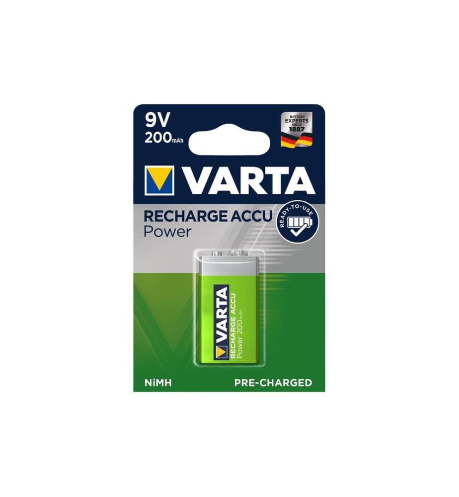 VARTA - Batterie Power NiMH 9V E-Block 200 mAh, 1 Pièce/s