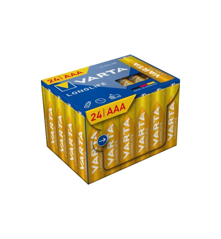VARTA - Pile Longlife AAA CUBE24 , 24 Pièce/s