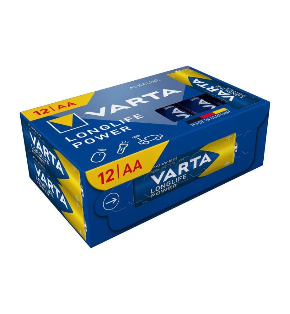 VARTA - Pile Longlife Power AA , 12 Pièce/s