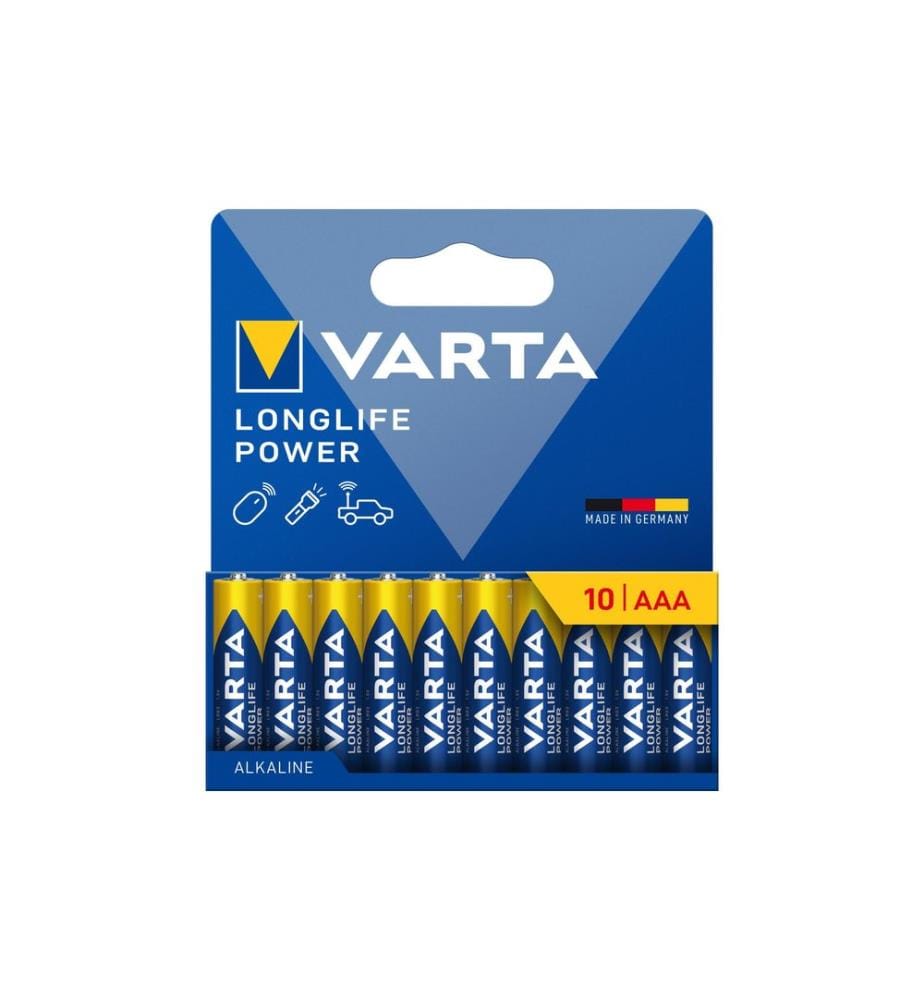 VARTA - Pile Longlife Power AAA , 10 Pièce/s