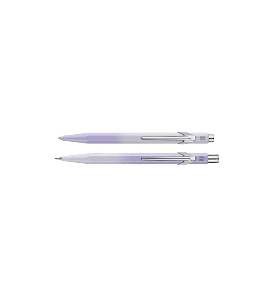 Set Stylo Bille + Porte-Mine Borealis 849 - Gris & Lavande