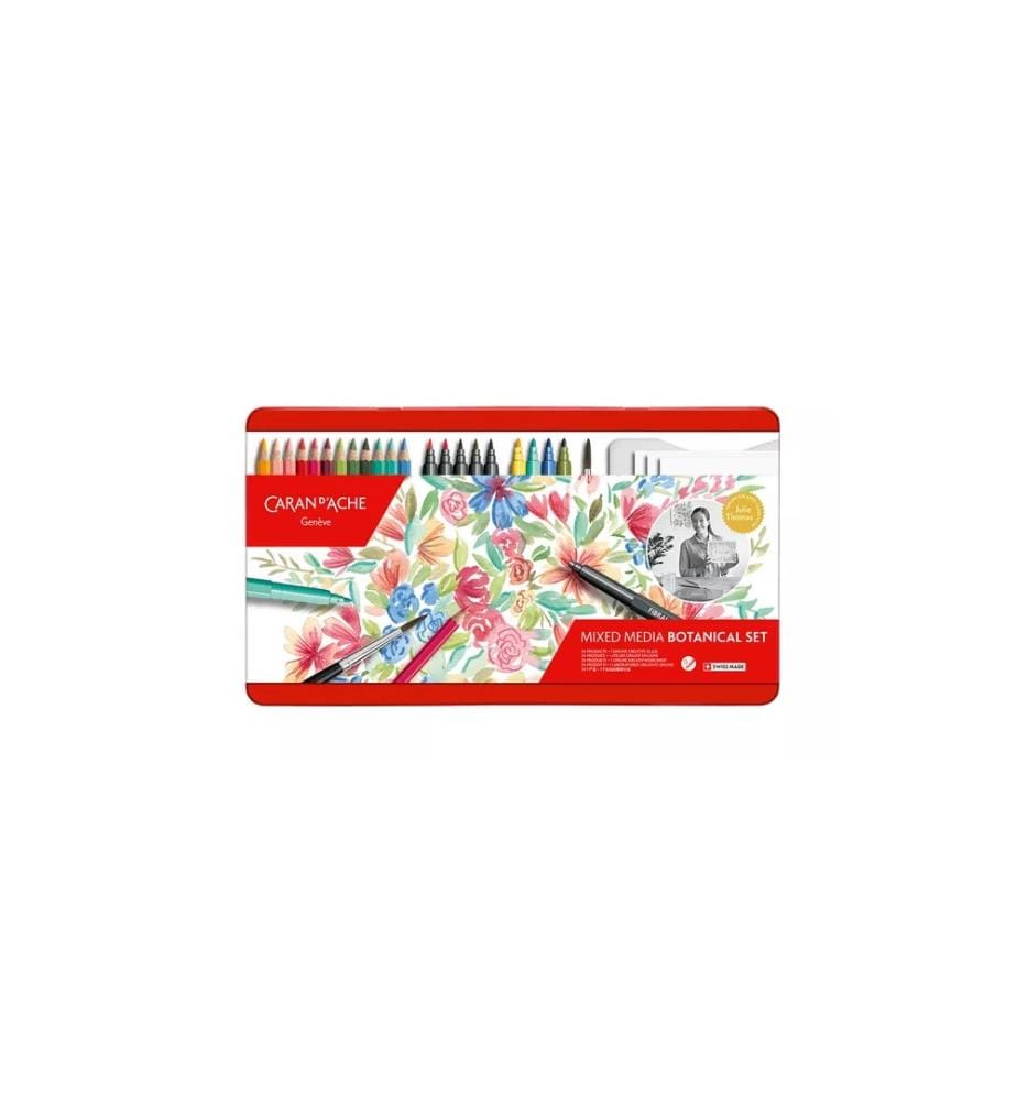 Set Botanique de Coloriage et Lettering Julie Thomas + 1 cours en ligne