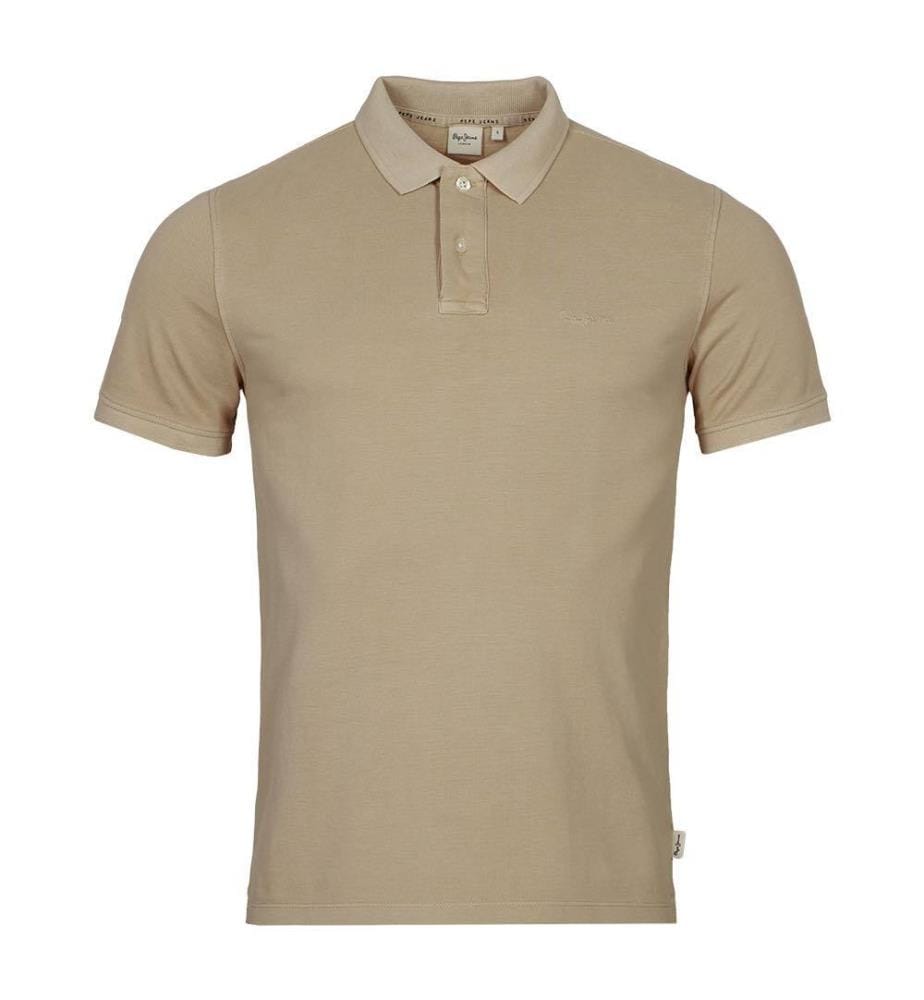 Polo Slim Fit Piqué - Beige