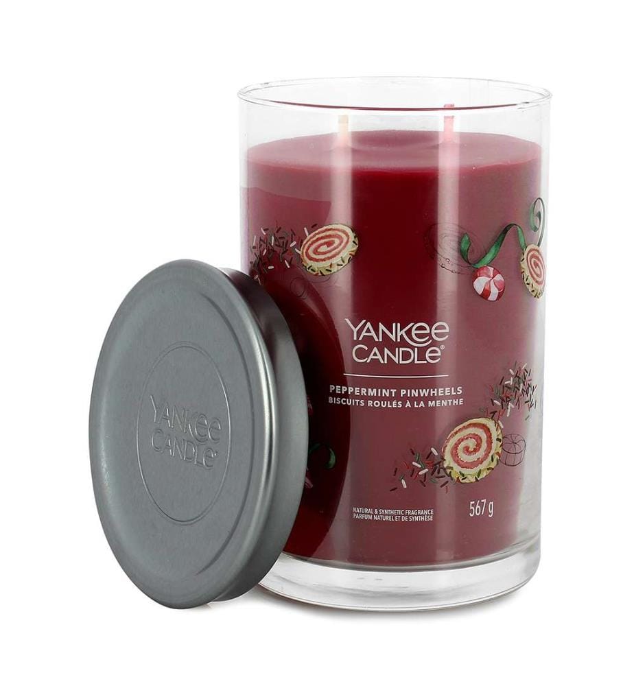 567 g - Bougie Parfumée Peppermint Pinwheels