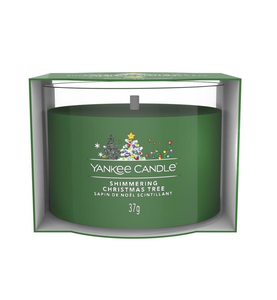 37 g - Bougie Parfumée Votive Shimmering Christmas Tree