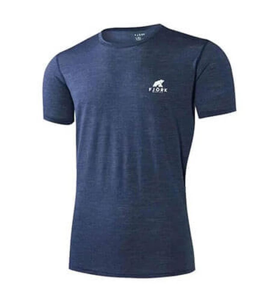 T-Shirt en Laine Mérinos MC140G - St Moritz Blue