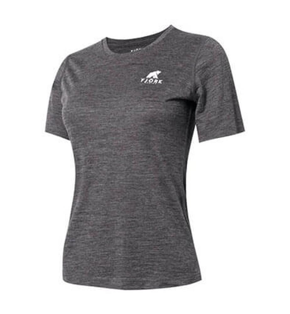 T-Shirt en Laine Mérinos MC140G - Grey Zinal