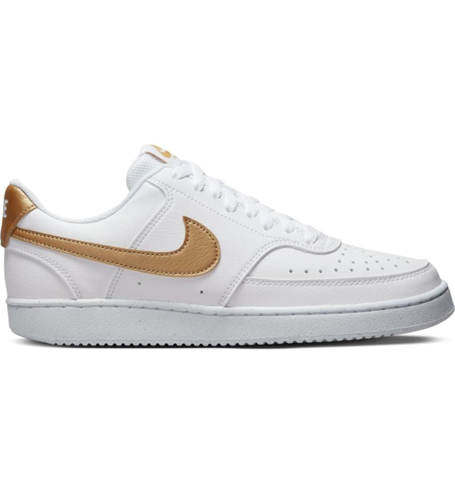 Baskets Court Vision Low - Blanc et Doré