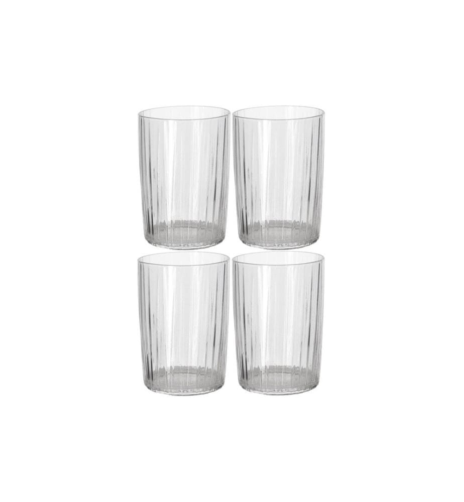BITZ - Verre Kusintha 280 ml, 4 Pièce/s, Transparent