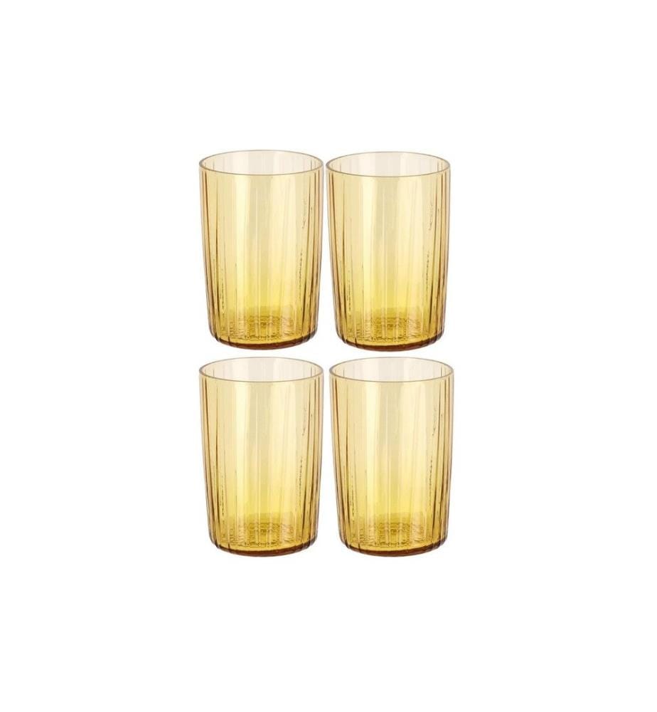 BITZ - Verre Kusintha 280 ml, 4 Pièce/s, Ambre