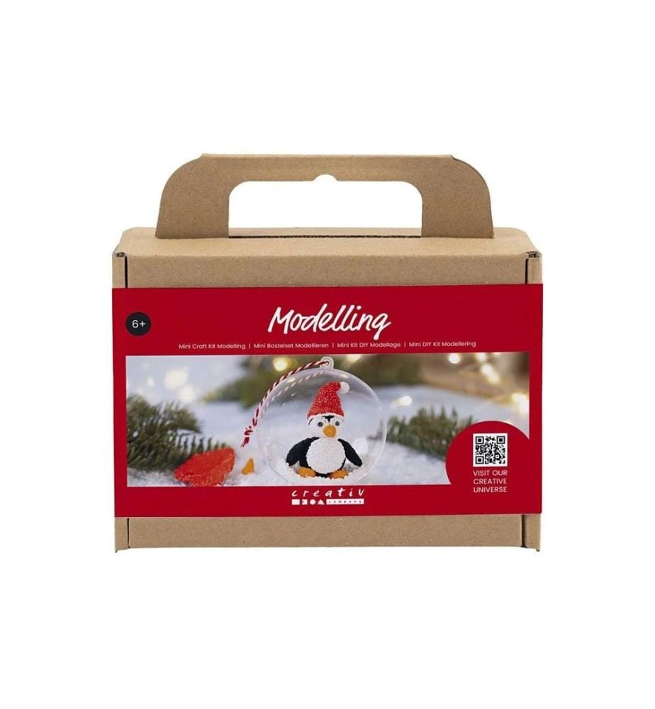 CREATIV COMPANY - Kits de bricolage Modélisation Boules de Noël, pingouin