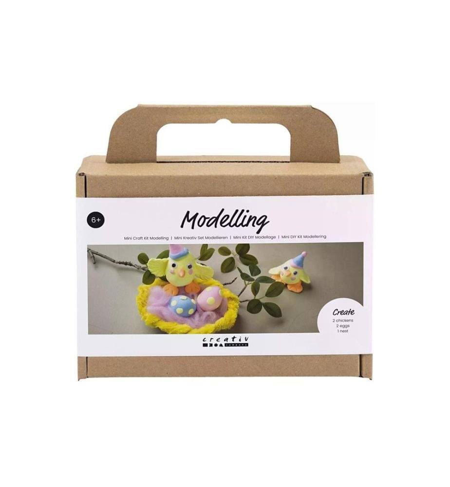 CREATIV COMPANY - Kits de bricolage Famille de Pâques pour le modelage