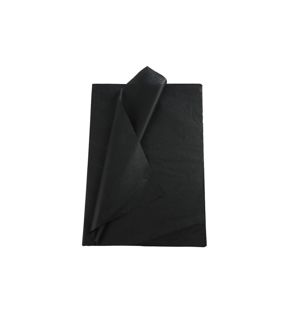 CREATIV COMPANY - Papier de soie 50 x 70 cm, 25 feuilles, Noir