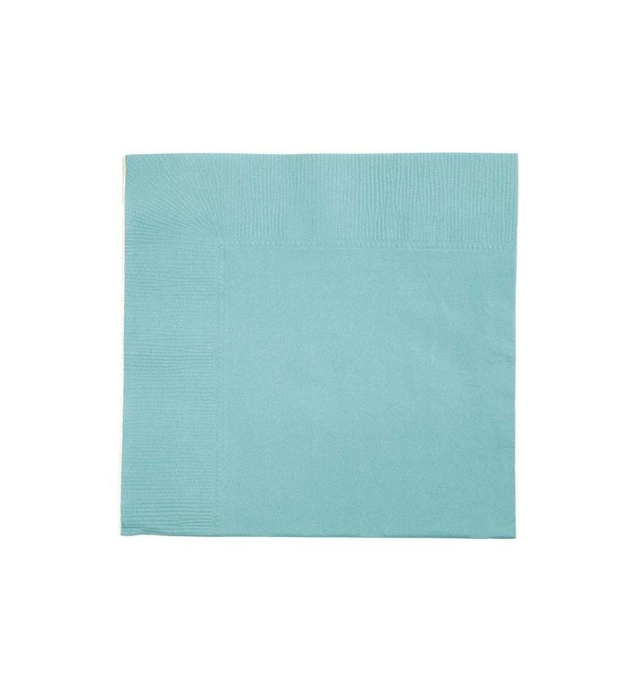 CREATIV COMPANY - Serviettes en papier Turquoise 33 cm x 33 cm, 20 Pièce/s, Turquoise
