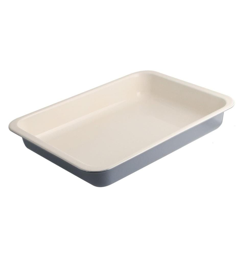 ZENKER - Plat à gratin et moule à grillades Angulaire, Crème