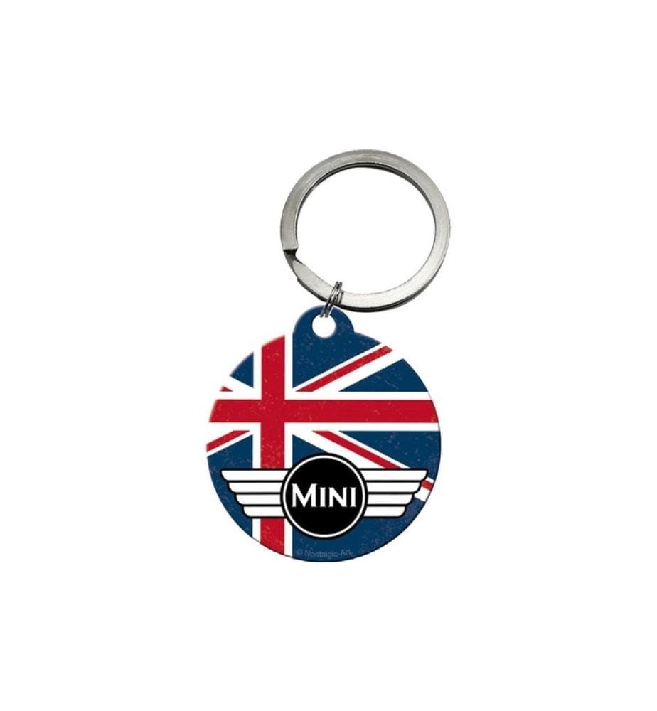 NOSTALGIC ART - Porte-clés Mini Morris Ø 4 cm, multicolore