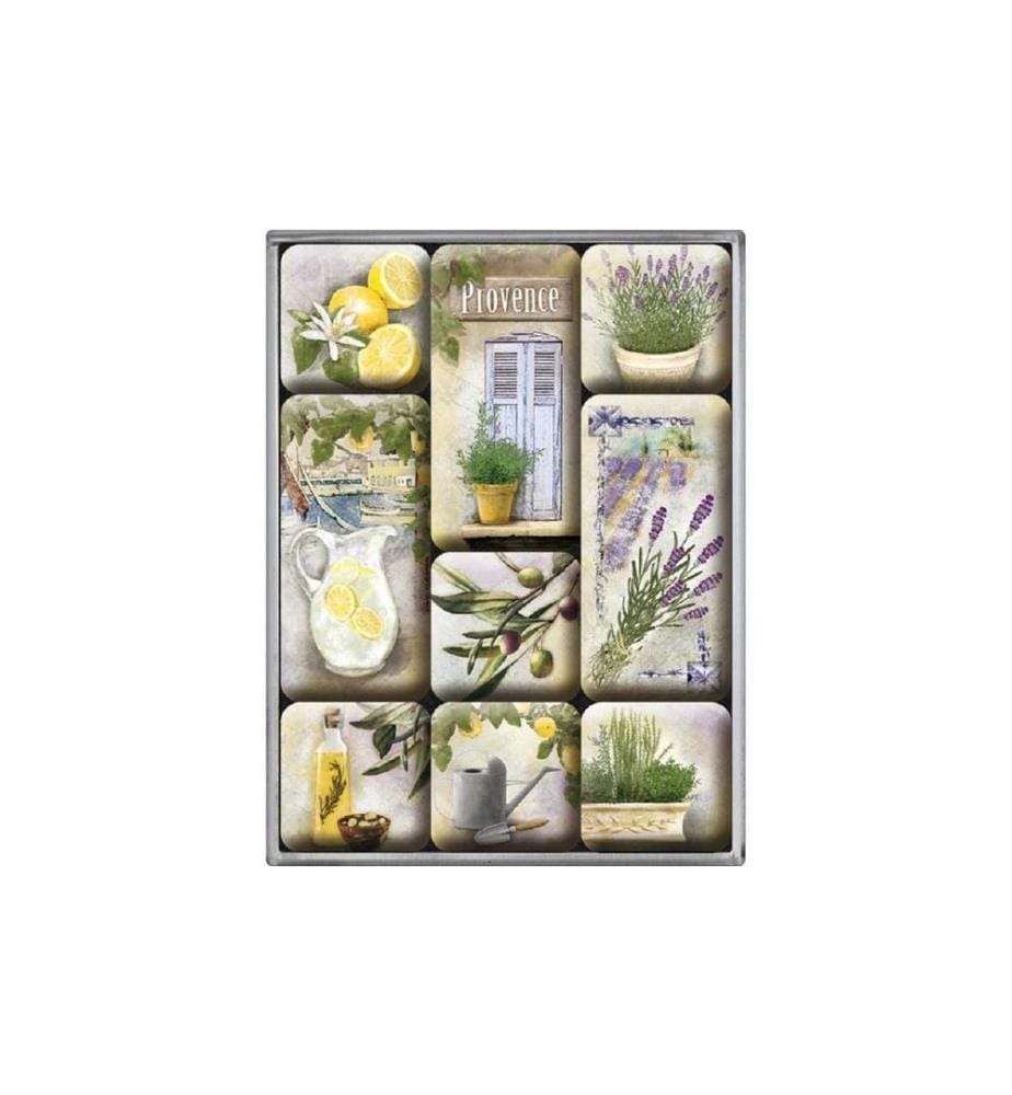 NOSTALGIC ART - Set d'aimants Mediterranean 1 Pièce/s, Multicolore