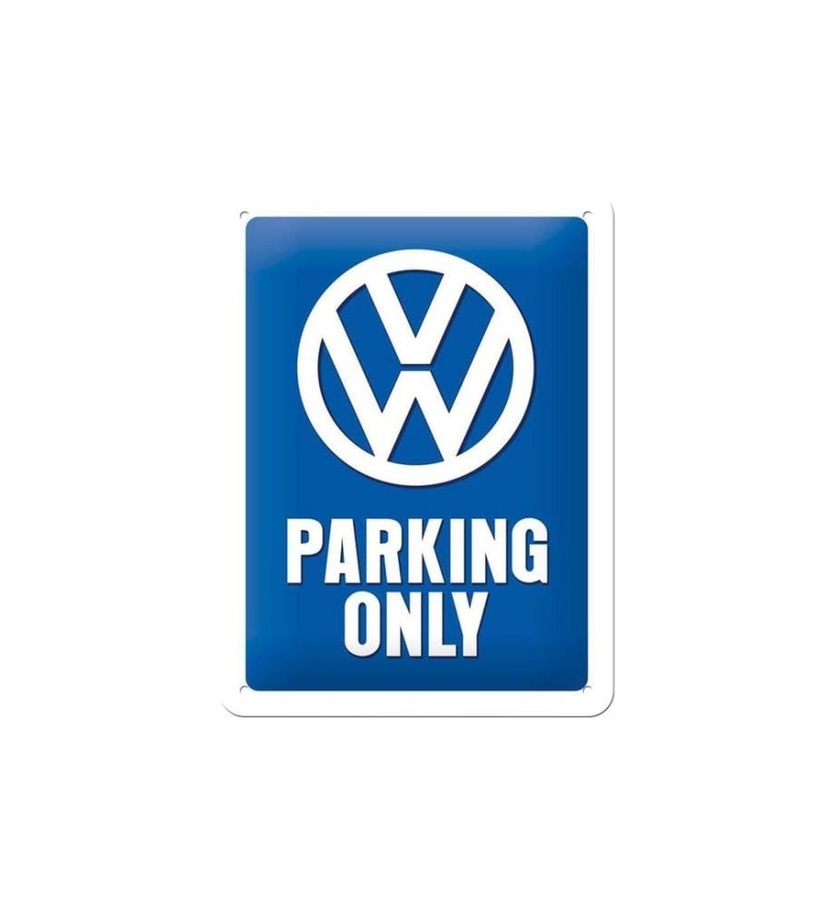 NOSTALGIC ART - Plaque VW Parking Only 15 x 20 cm, métal