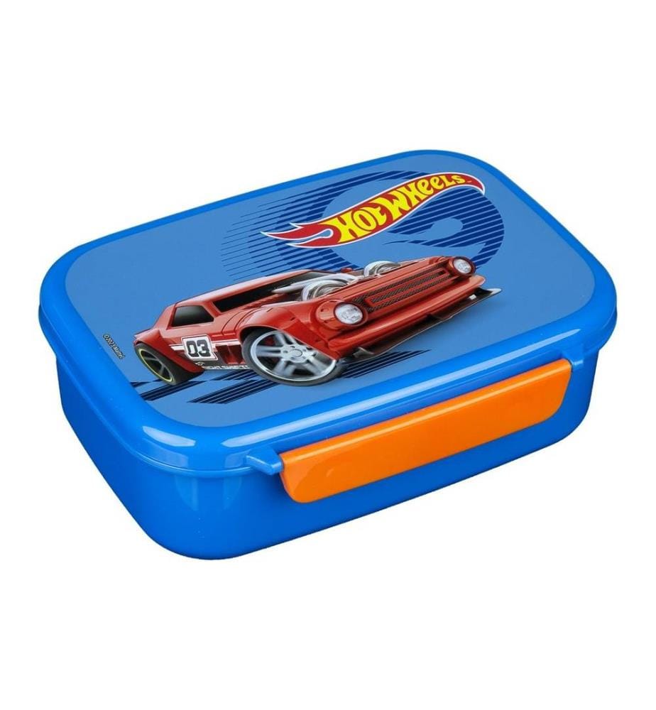 SCOOLI - Boîte casse-croûte Hot Wheels Bleu/Orange