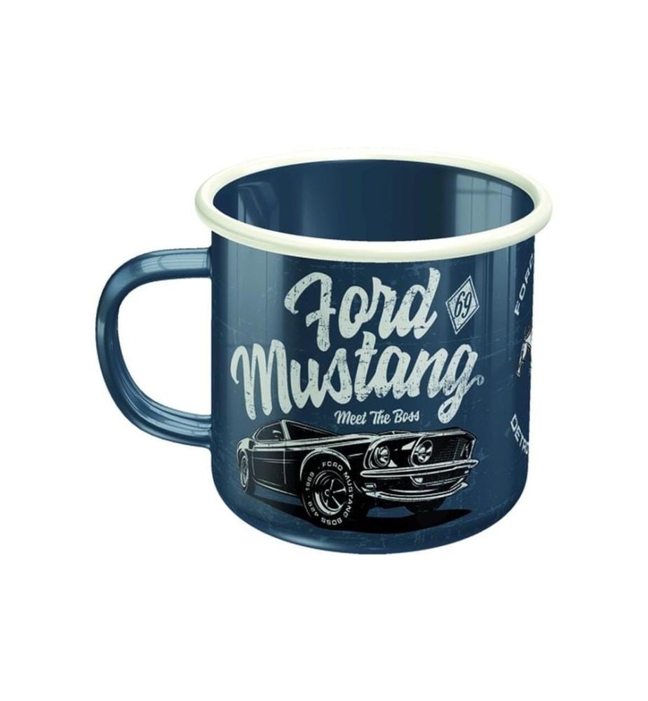 NOSTALGIC ART - Tasse universelle Ford Mustang 360 ml, 1 Pièce/s, Bleu