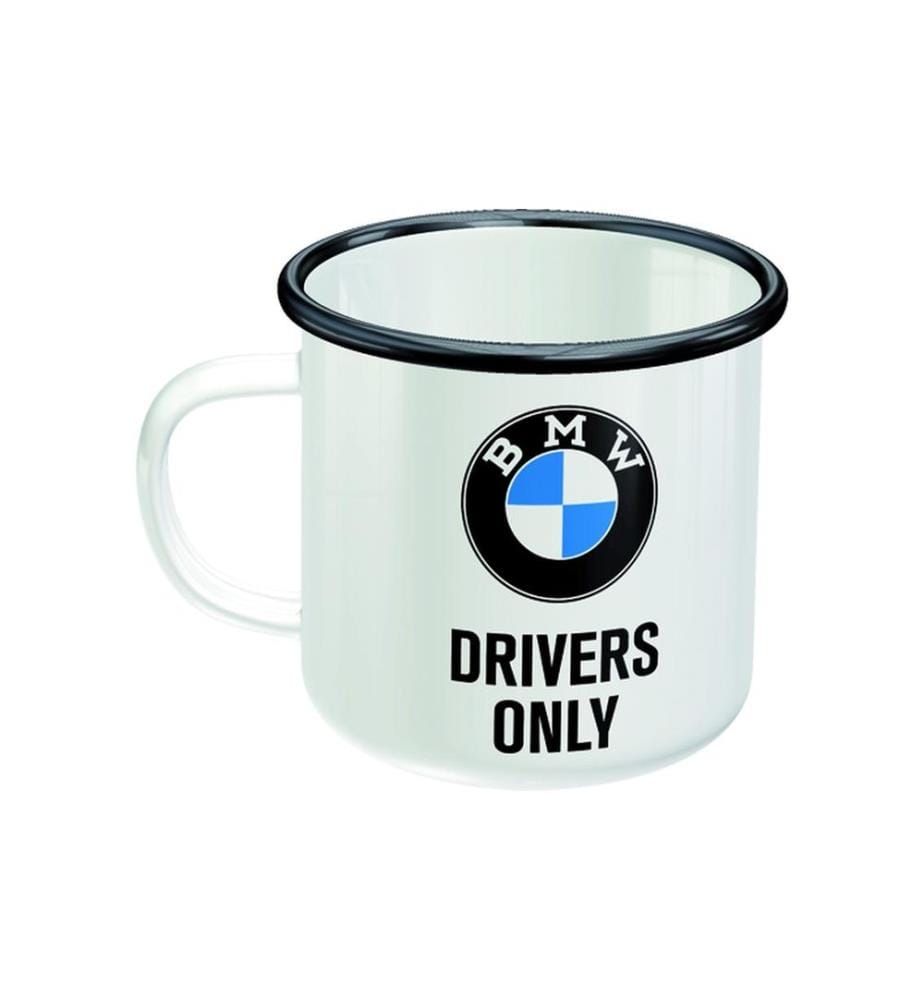 NOSTALGIC ART - Tasse universelle BMW Drivers 360 ml, 1 Pièce/s, Blanc