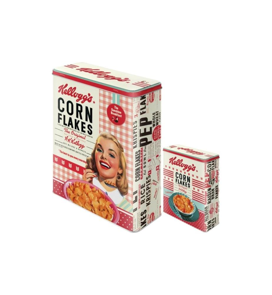 NOSTALGIC ART - Boîte à provisions Kellogg's Corn Flakes 4 l, Multicolore