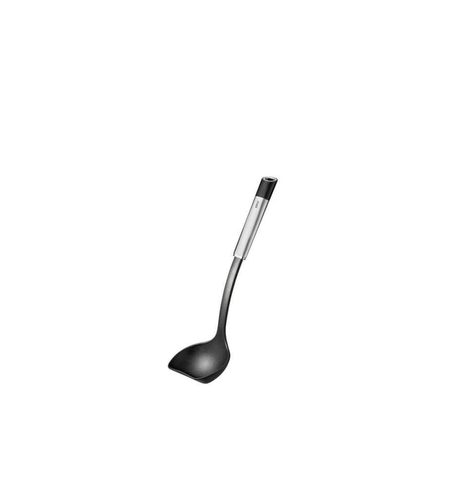 GEFU - Louche Primeline 33,5 cm, Noir/Argenté