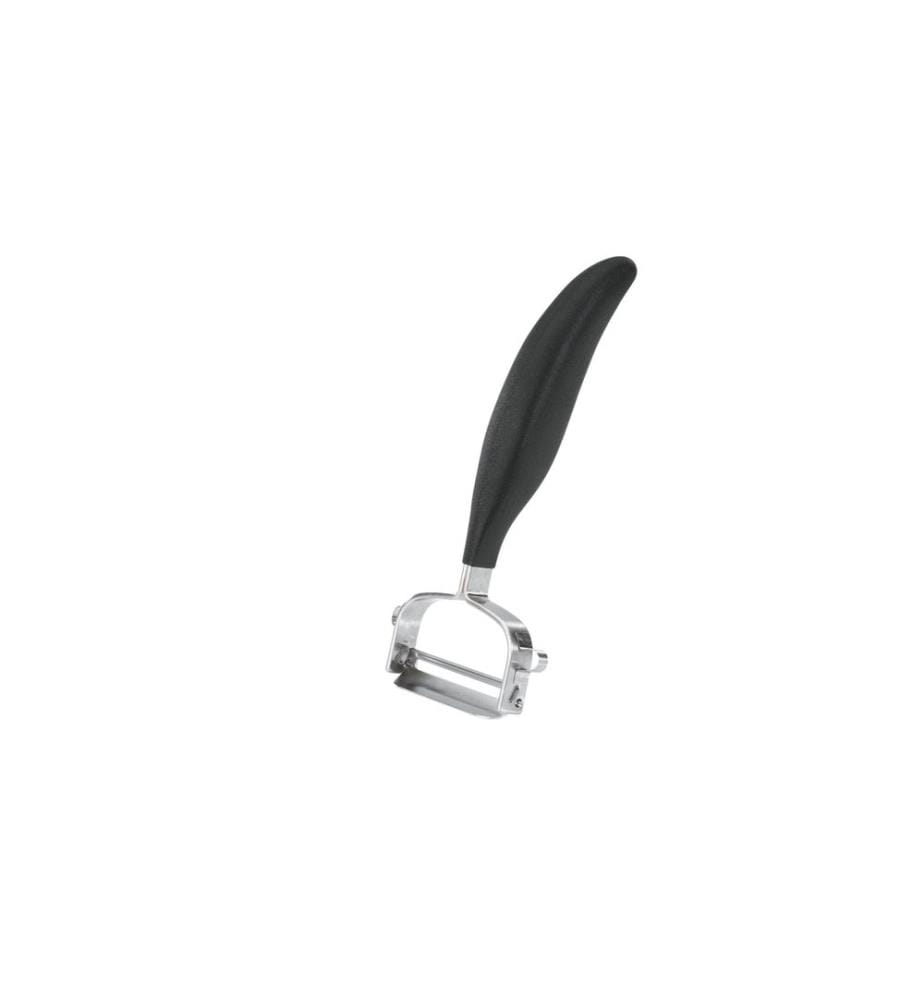 GEFU - Couteau économe Universale 15,1 cm, Noir/Argenté