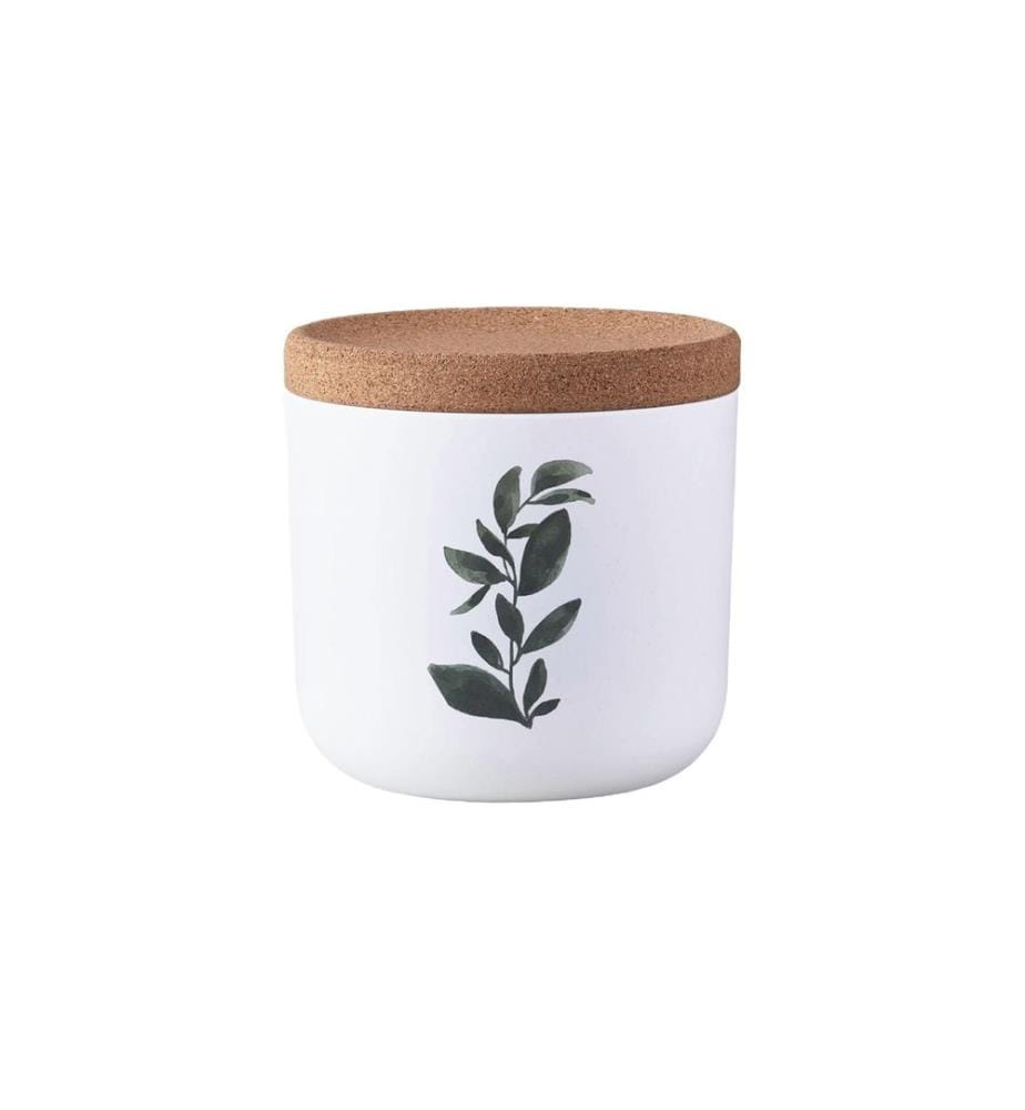 BioLoco - Boîte à provisions Green leaves S, 0.57 l, Blanc