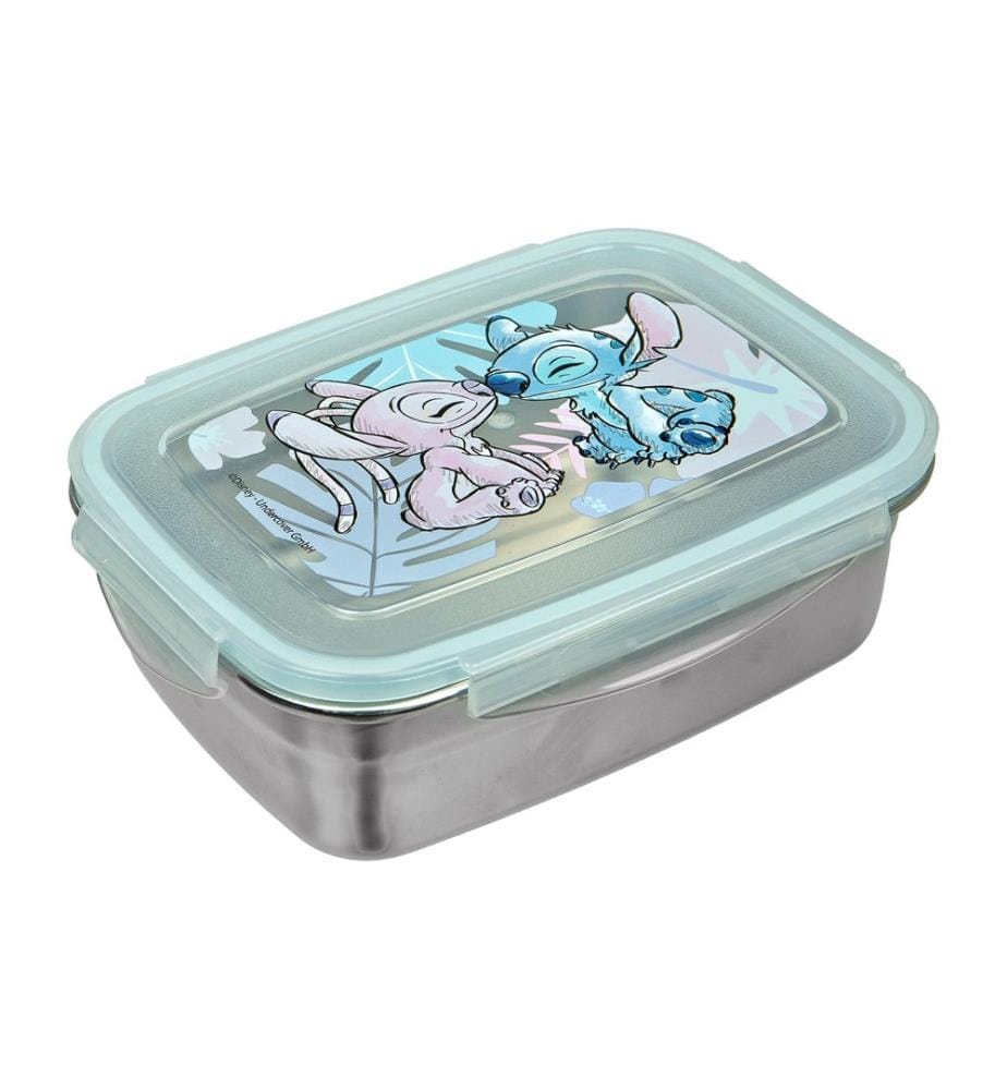 SCOOLI - Boîte casse-croûte Acier inoxydable Lilo & Stitch 550 ml