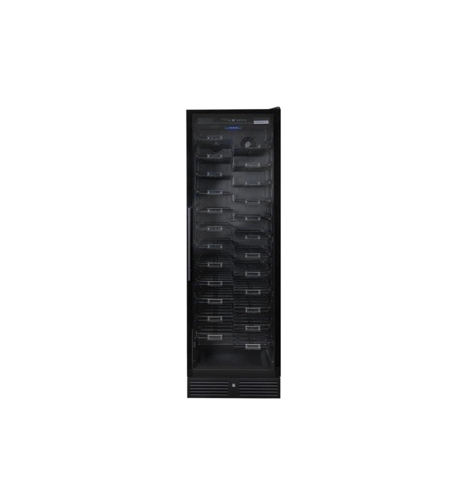 KIBERNETIK - Armoire de mise en température pour le vin WKZ 150 Noir, Droite, Changeable