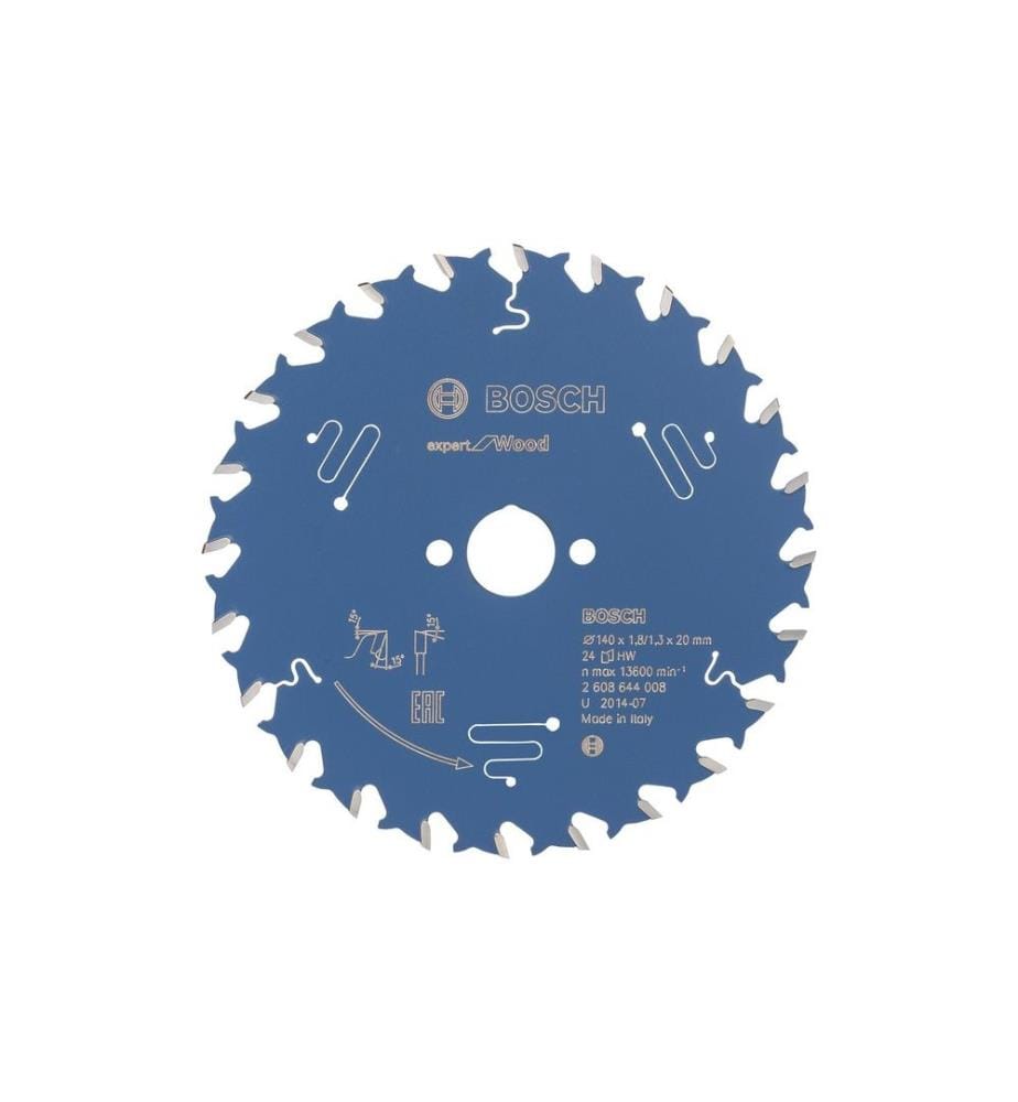 BOSCH - Professional Lame de scie circulaire Expert for Wood 140 x 1.8 x 20 mm, Z 24