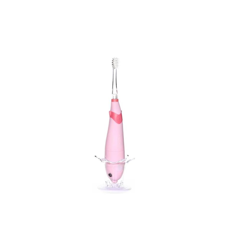 Ailoria - Brosse à dents sonique Bubble Brush pour les enfants, Rose
