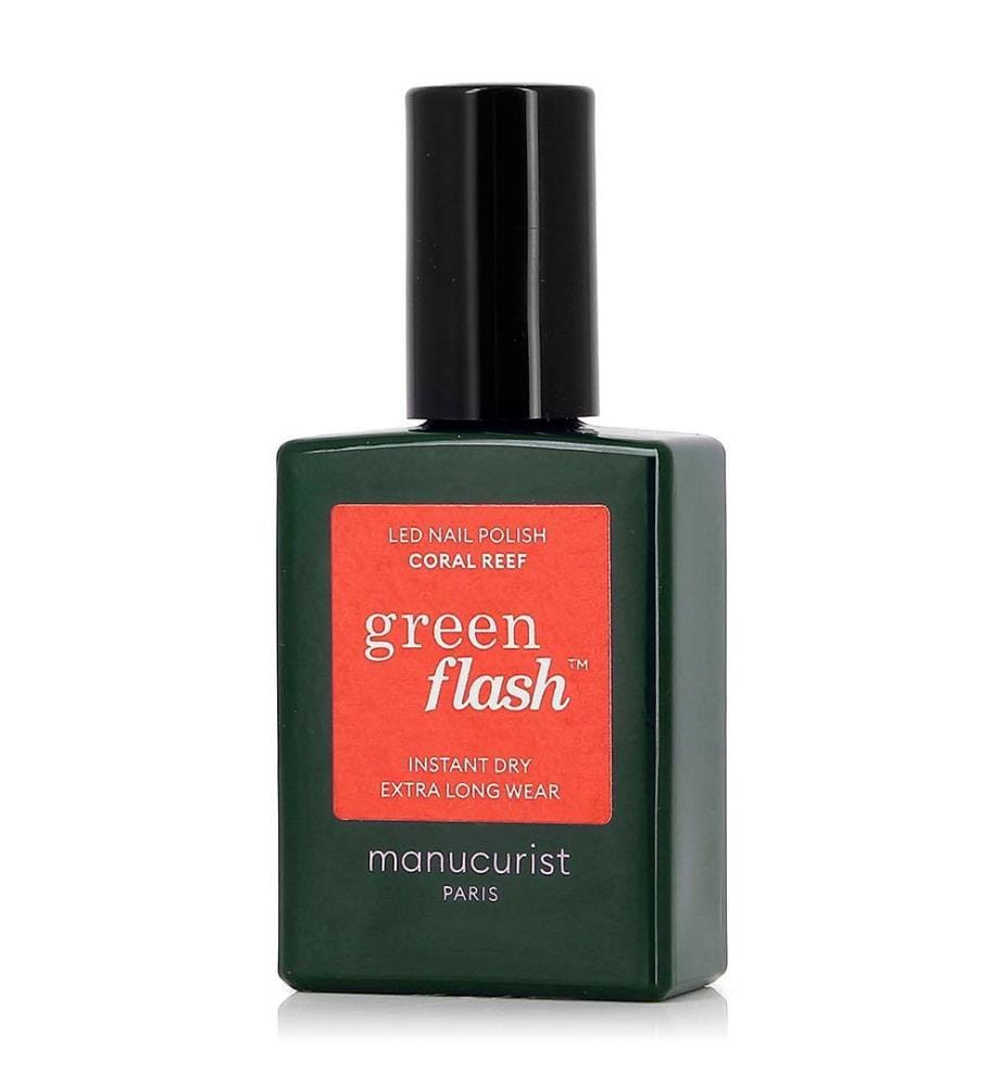 Vernis Semi-Permanent Coral Reef Green Flash - 15 ml
