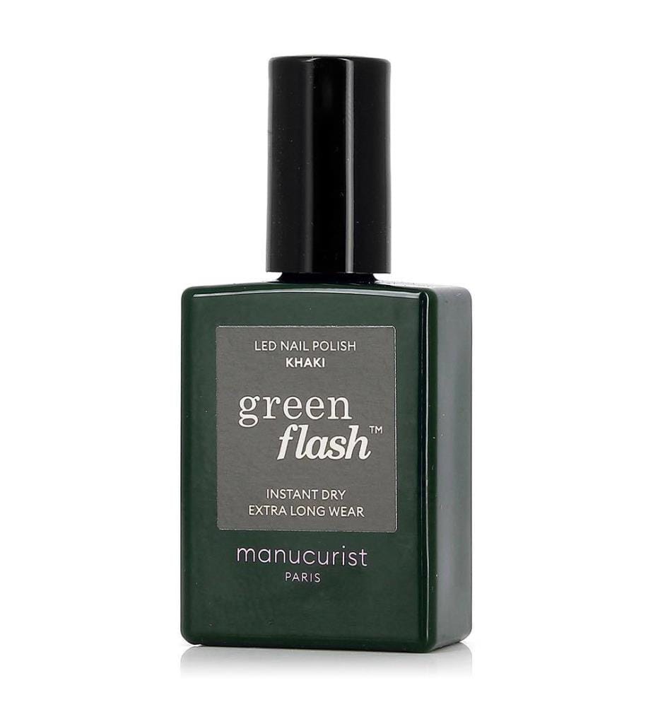 Vernis Semi-Permanent Khaki Green Flash - 15 ml