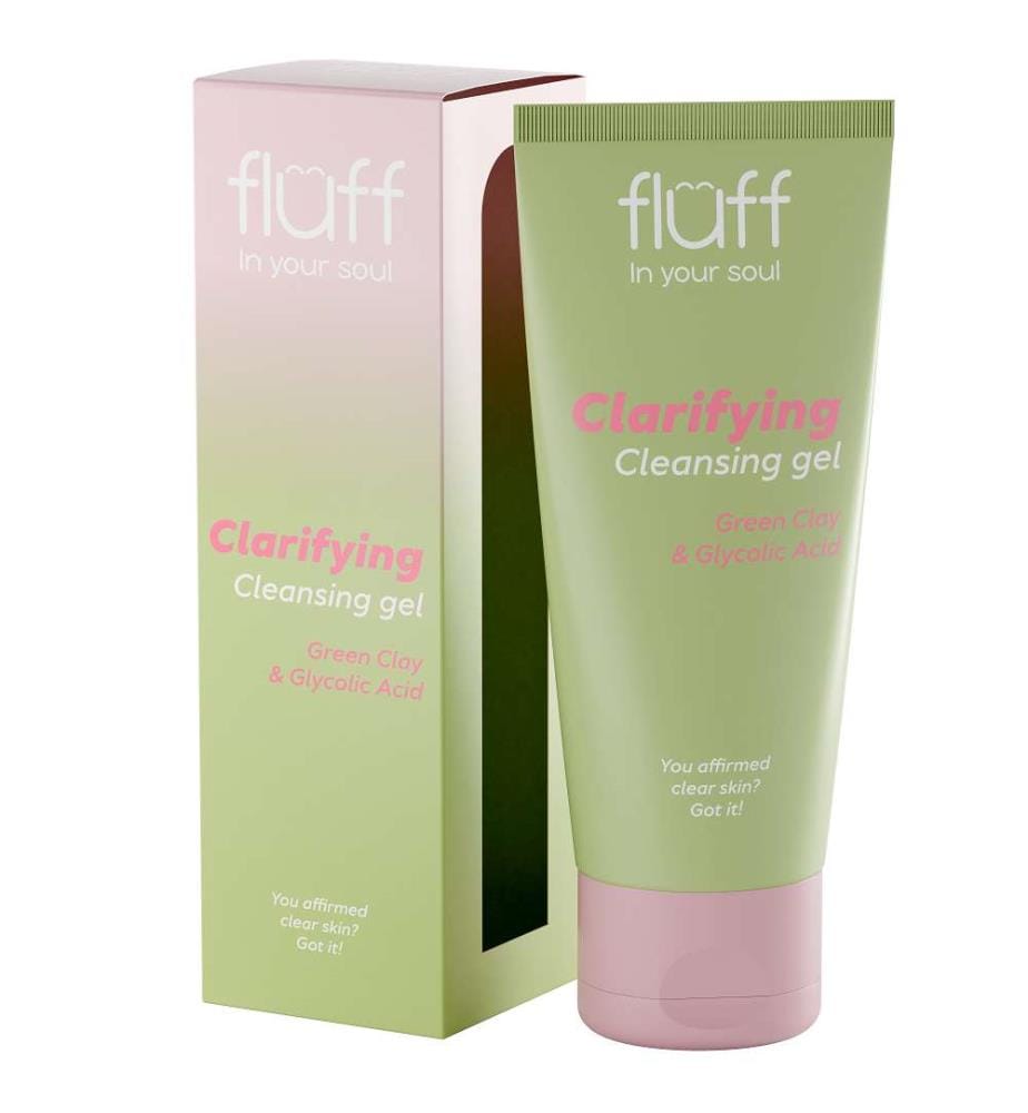 Gel nettoyant pour le visage à l'argile verte et à l'acide glycolique - 100 ml