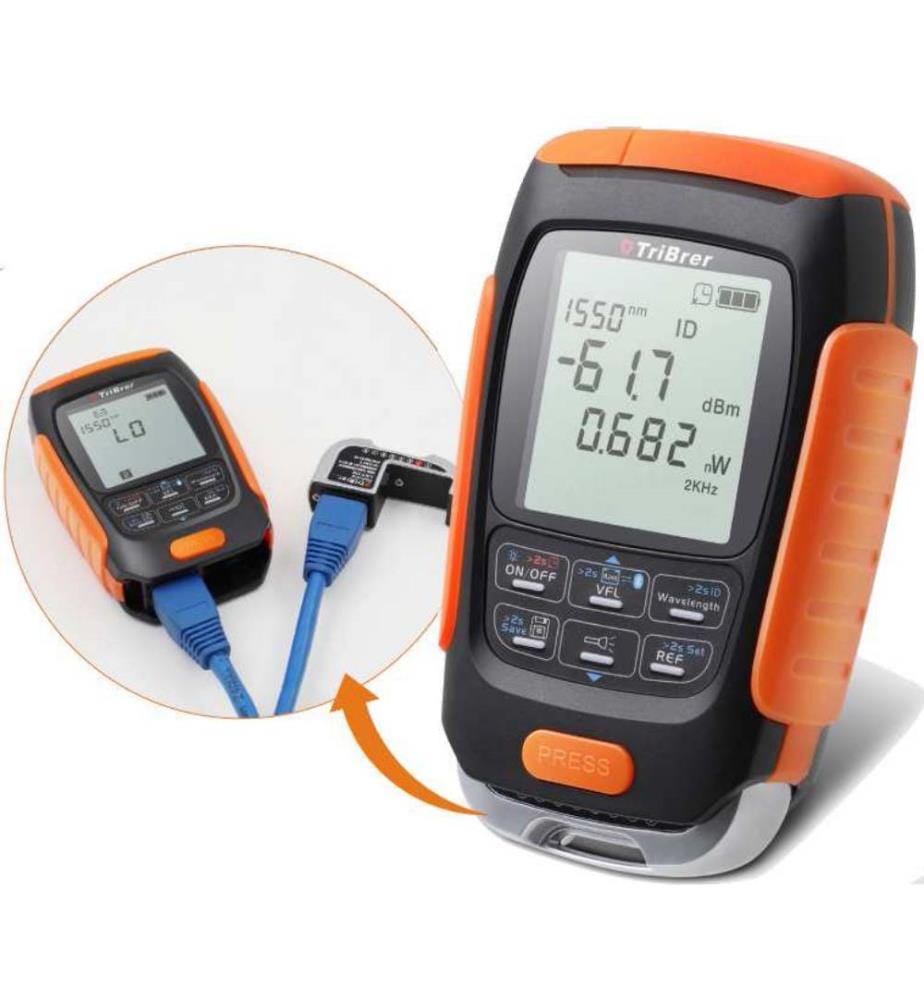 Multimètre optique portable FRACARRO - Modèle : OPTMET+RJ45TEST