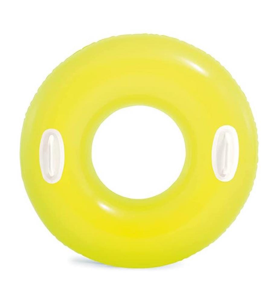 Bouée Hi-Gloss Tube 76 cm - Jaune