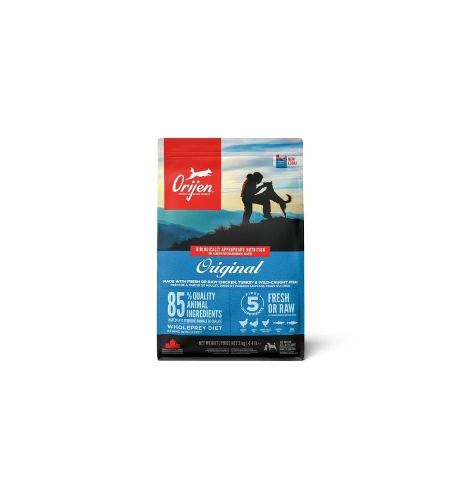 ORIJEN - Alimentation sèche Dog Original avec volaille et poisson, 2 kg